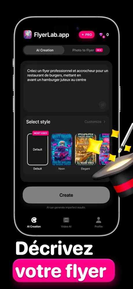 Capture App Store FlyerLab 3